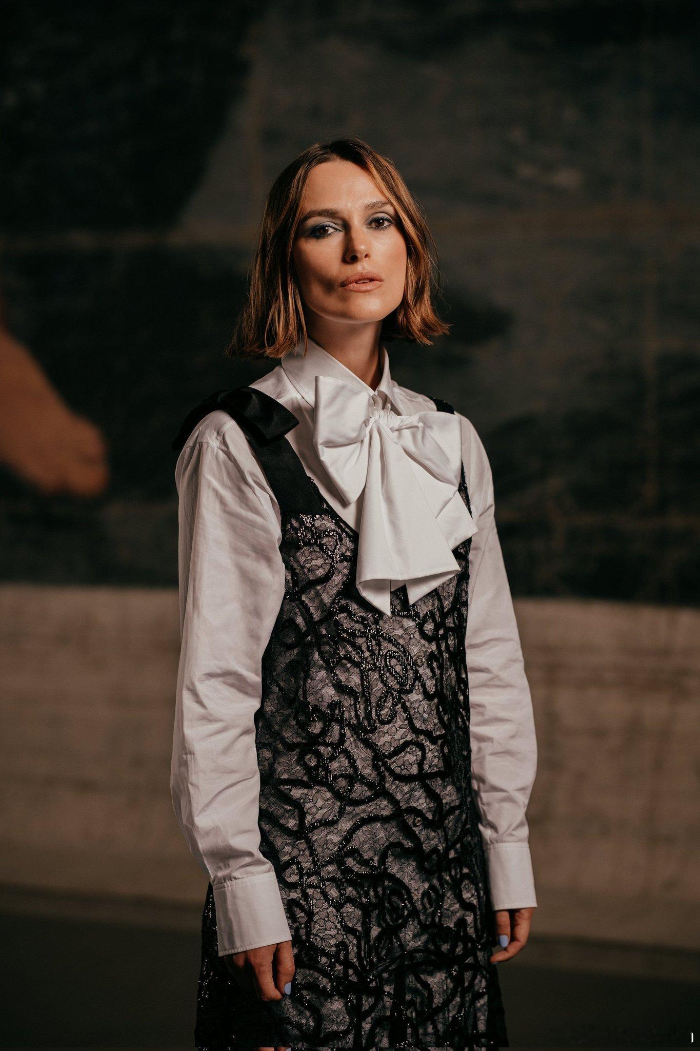 keira knightley凯拉奈特莉在伦敦出席Chanel举办的Coco C