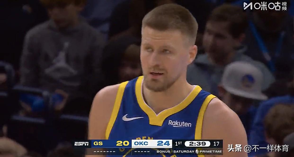 波尔津吉斯复出9+5+5，勇士队97-104不敌雷霆队，亚历山大27分，

今天