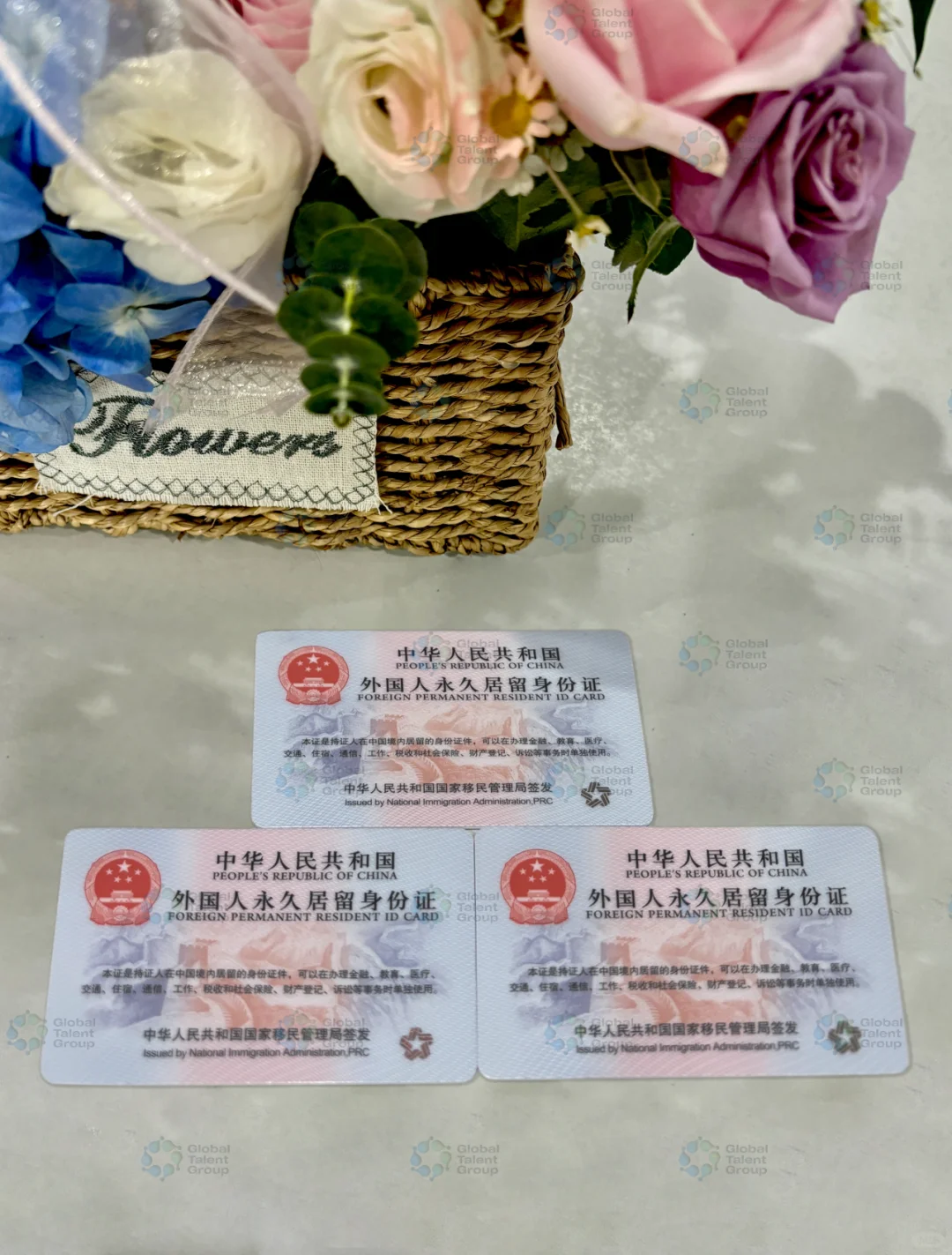 一家三口的中国绿卡都一起搞定啦