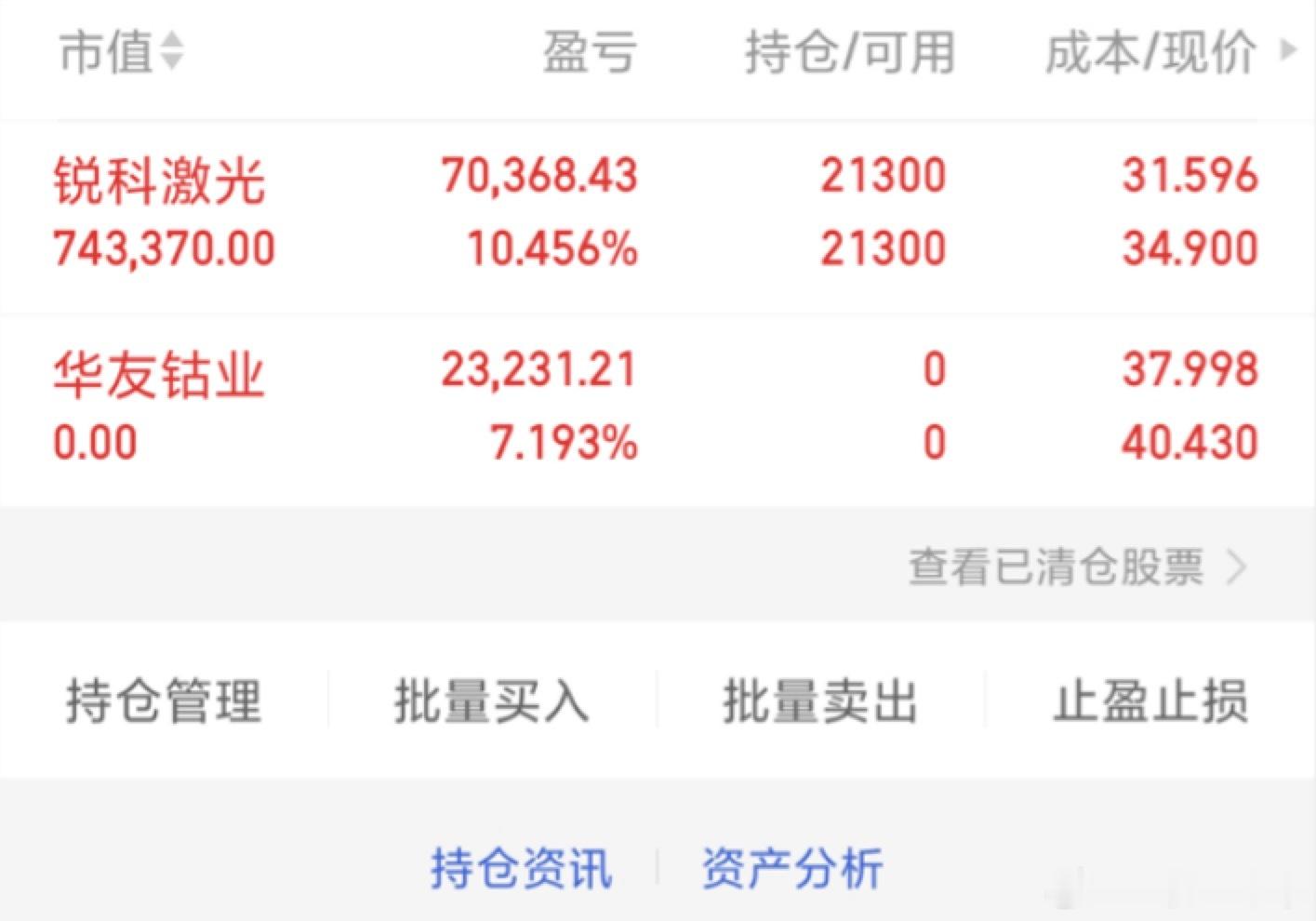 清汤寡水的，终于有了肉味了，周二提示$华友钴业(SH603799)$  、$锐科