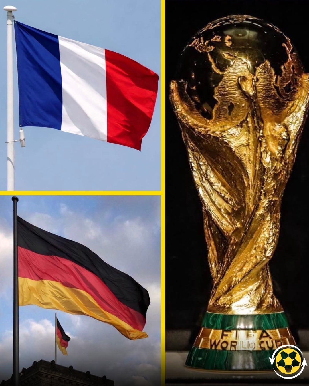 🚨 法国和德国正准备联合申办2038年或2042年国际足联世界杯。🏆🇫🇷