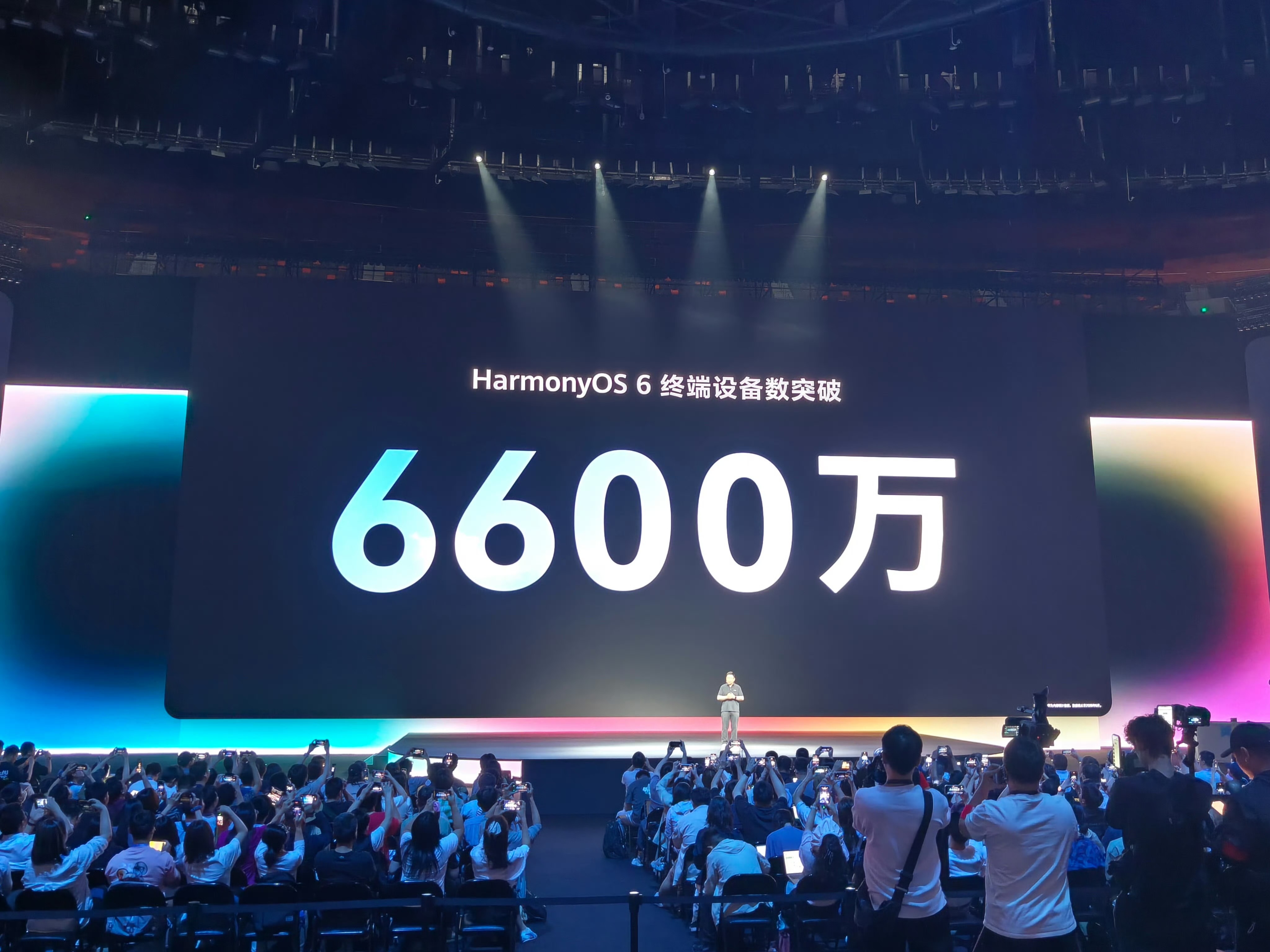 华为官宣：Harmony OS6 终端设备数量达到 6600 万！