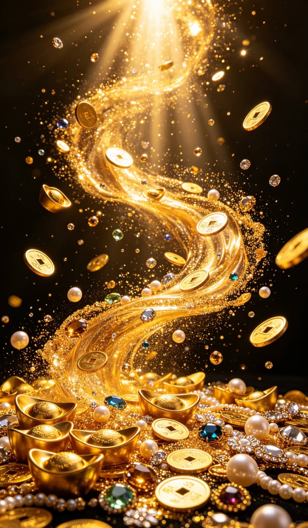 【转赞财运显化】我是吸金体质，钱财源源不断向我涌来 ​​​