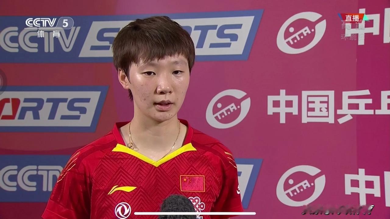 中国女乒团晋级半决赛，赛后王曼昱受访，说出三句心里话让人佩服[赞]

1、她说晋