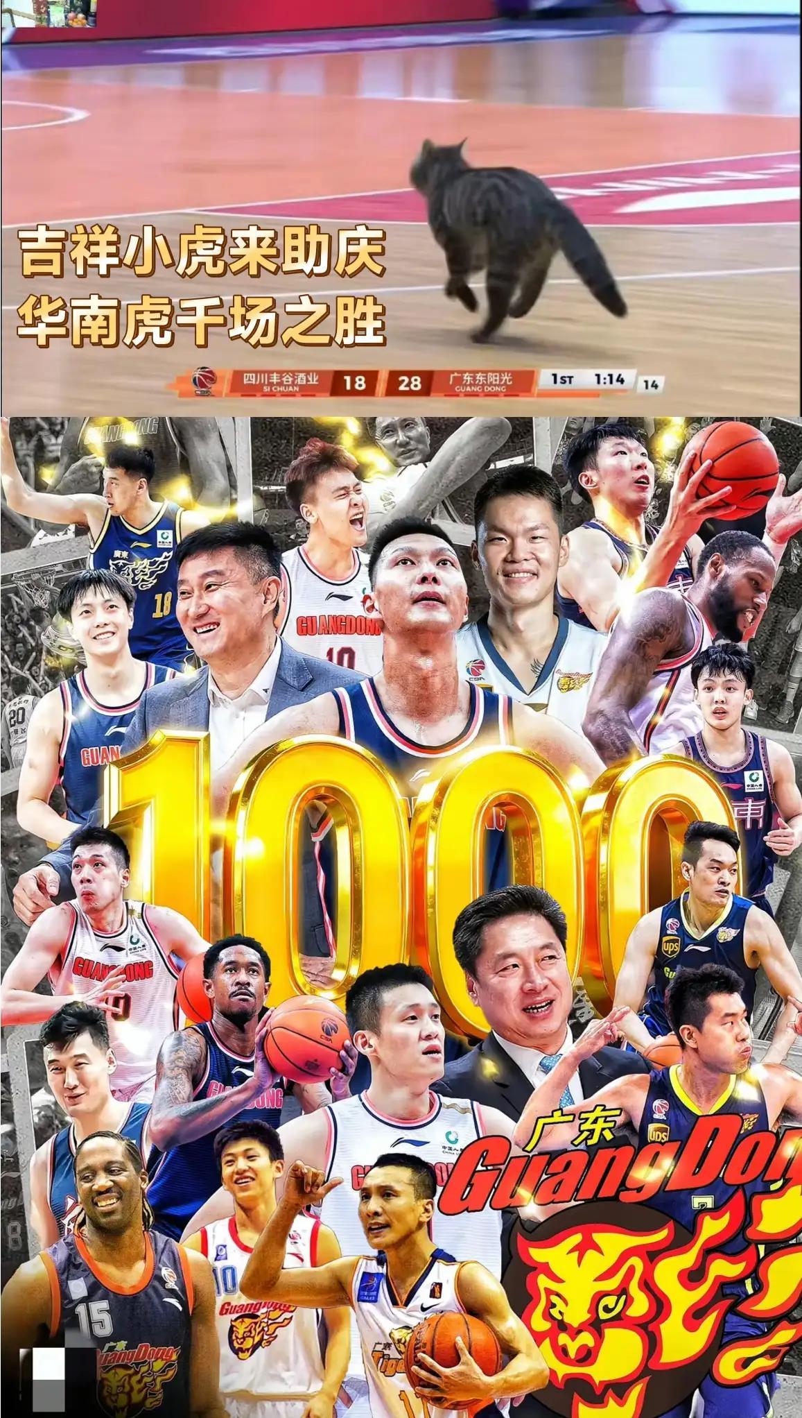 2026年1月19日，广东队荣膺CBA首支千胜球队！
热烈祝贺[烟花][烟花][