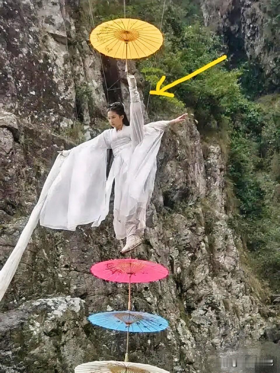 刘亦菲的武侠剧都是实打实的拍摄