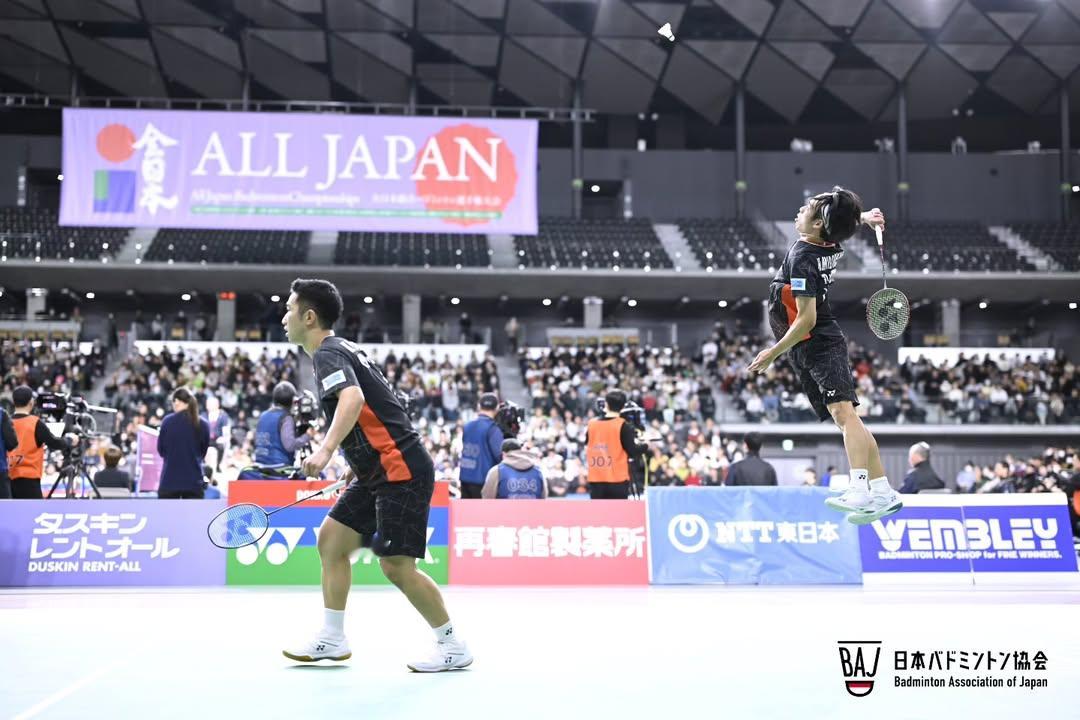 2025全日羽毛球锦标赛 男双决赛山下恭平/绿川大辉 21-13、24-22 冈