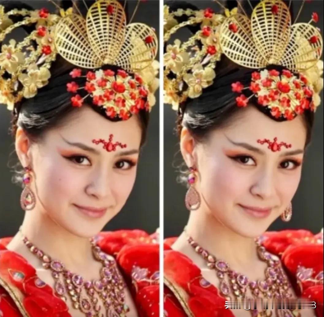 红妆浓抹，艳丽倾城
考眼力
能找岀8处不同眼力不凡[灵光一闪]
