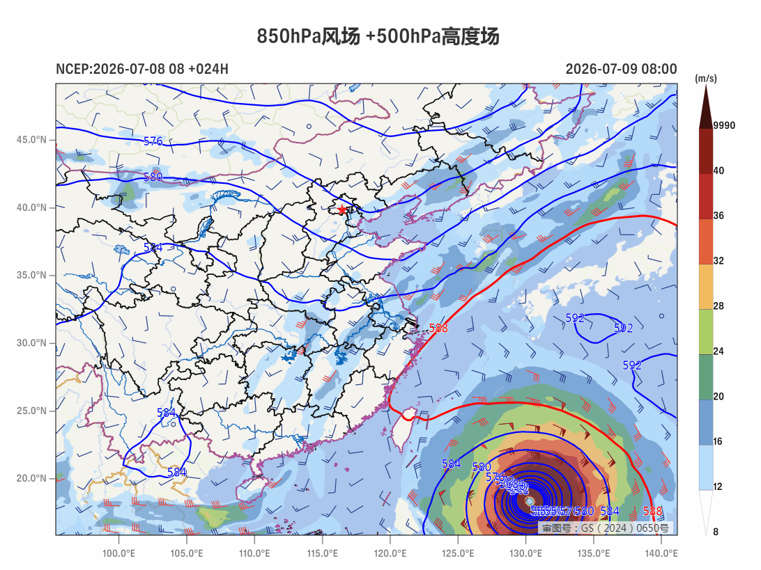 台风巴威  台风巴威11日登陆我国成定局，但依然有悬念的是，先登陆台湾再去闽浙？