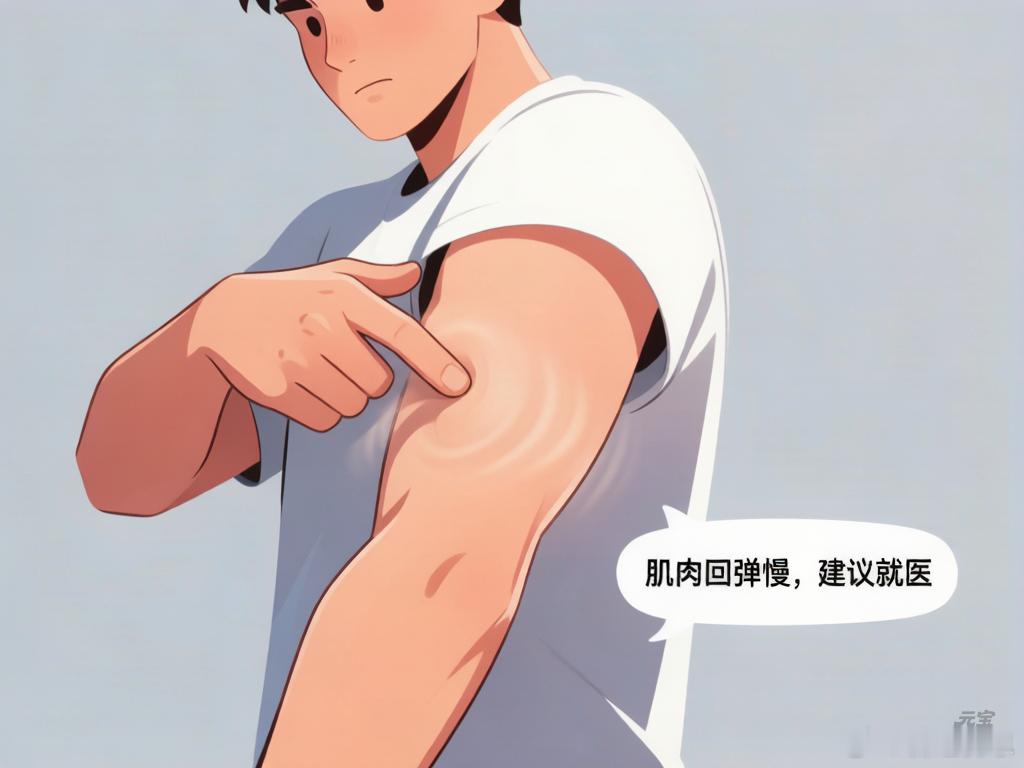 男生肌肉按压回弹慢被网友提醒就医救命！河南一小伙闲着无聊捏自己肱二头肌玩，愣是把