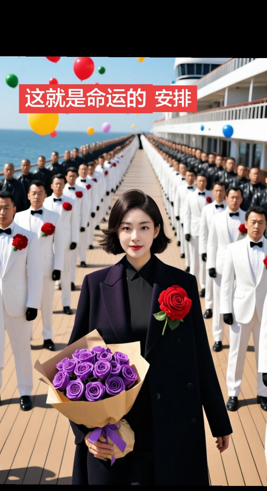 #AI奢华邮轮大片    