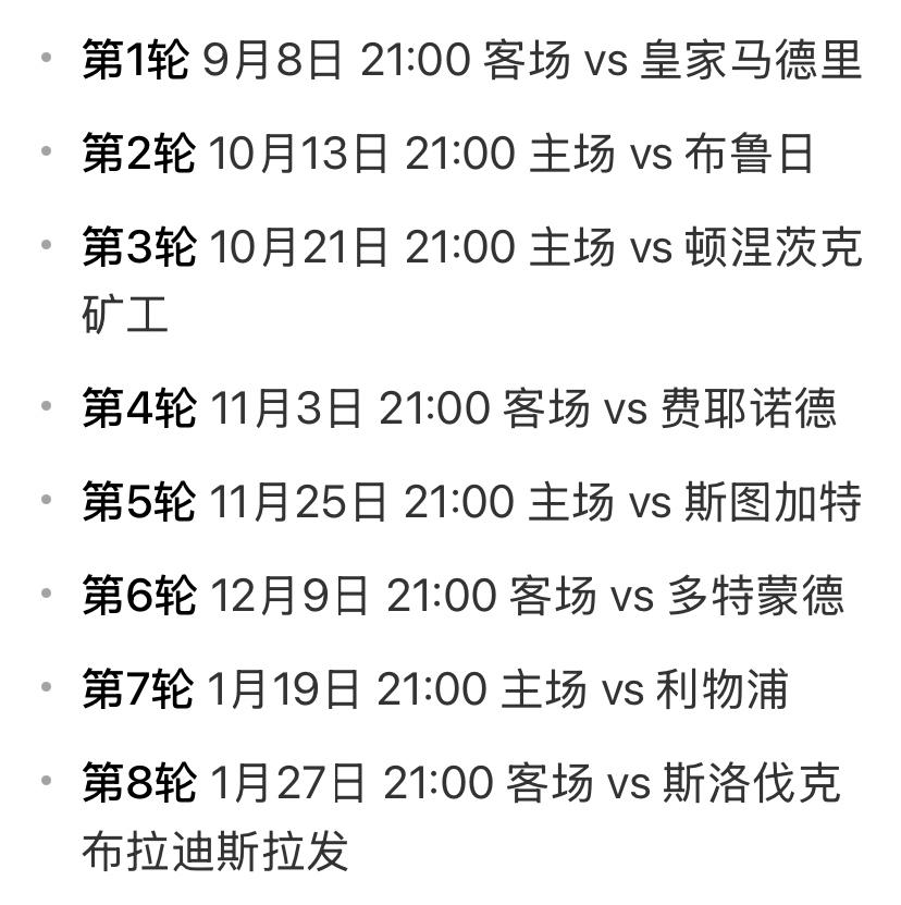赛程友好，尽情搞钱！新赛季欧冠赛程出炉，国际米兰的赛程相对友好，首轮客场挑战皇马