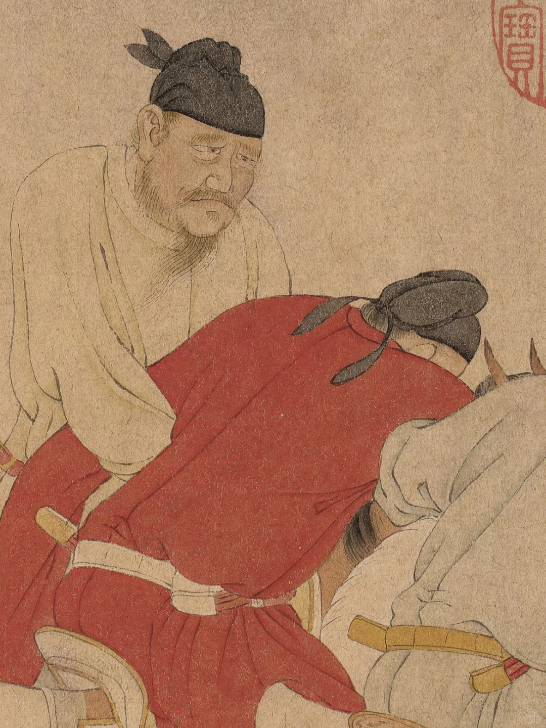 “一场穿越千年的微醺夜归”｜元代画家任仁发《五王醉归图》这幅纸本鞍马画里，藏着唐