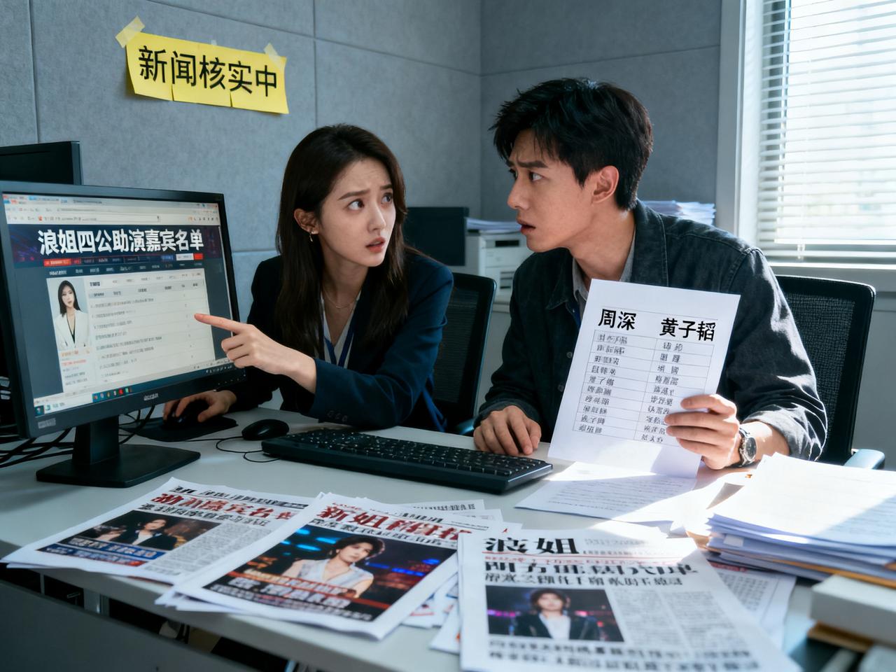 网上关于《浪姐》X秀阵容的讨论突然热了起来，起因是一份“网传四公助演嘉宾”名单在