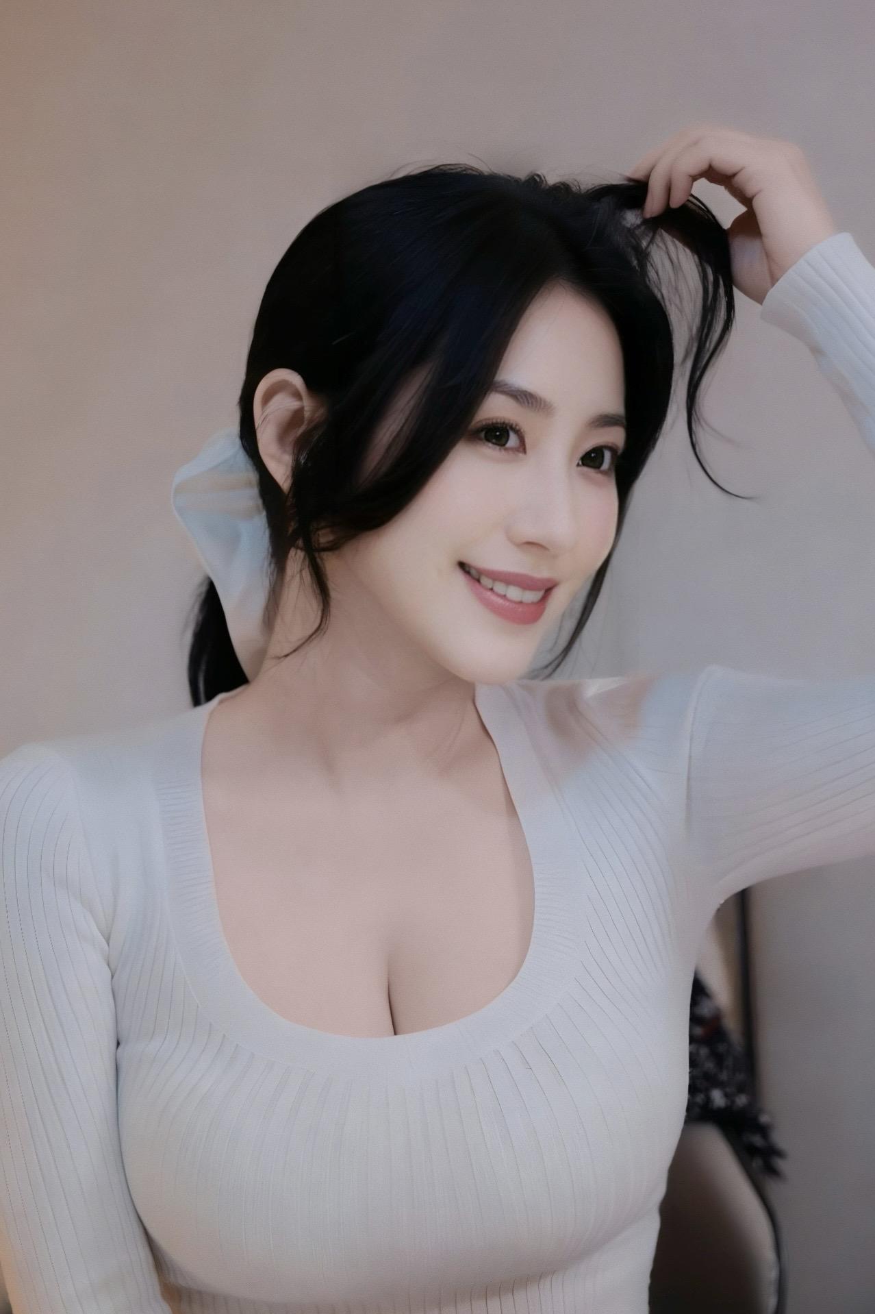 没什么才艺，给大家表演一个“纯欲天花板”吧。
你的心动女孩已上线 纯欲天花板 今