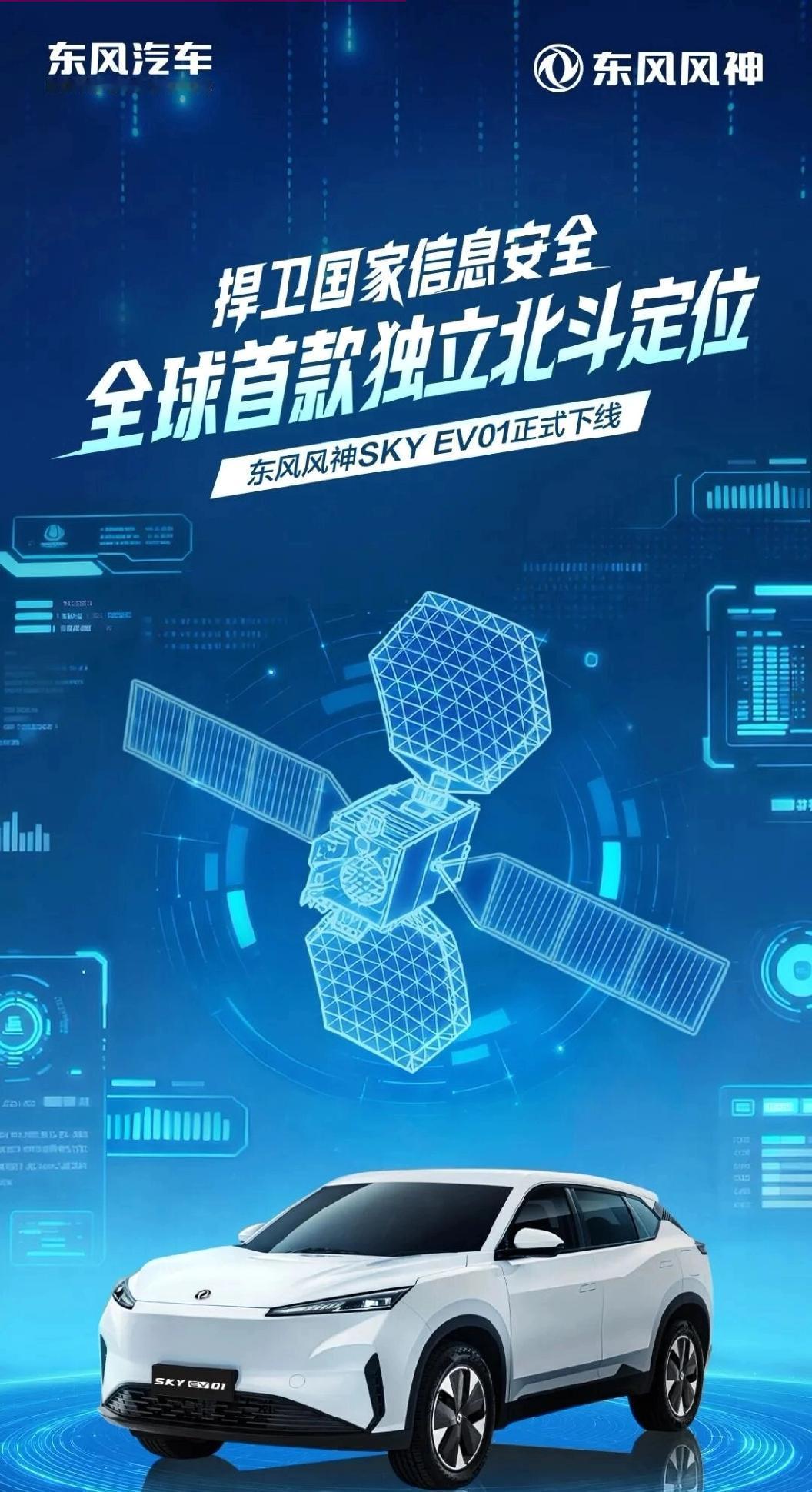 最近东风风神SKY EV01下线了，看着就是一台普通的纯电SUV，但它干了件挺提