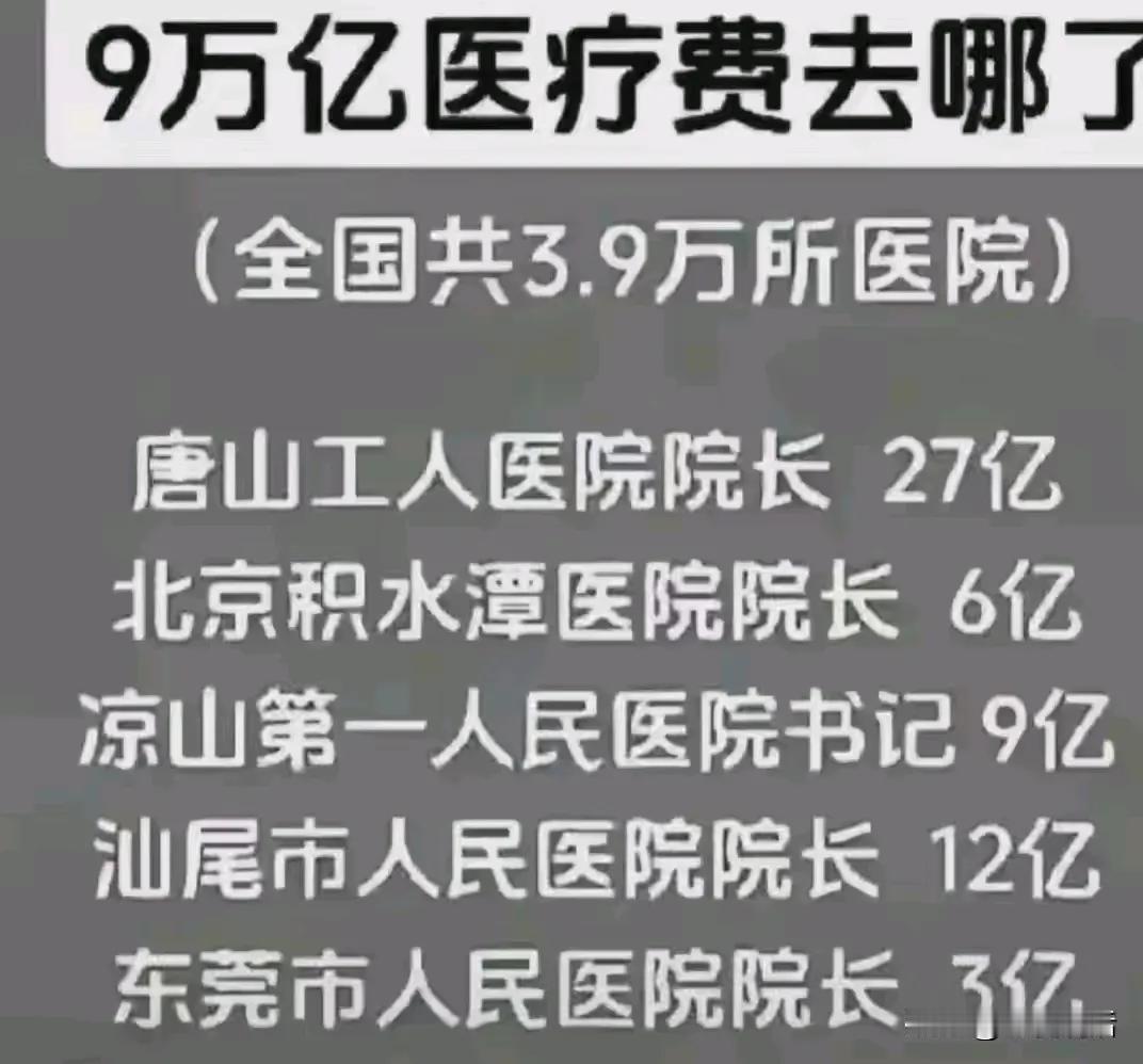 9万亿的医疗费都去哪了？北大李教授说如果真把这笔钱花在老百姓治病的刀刃上，这些钱