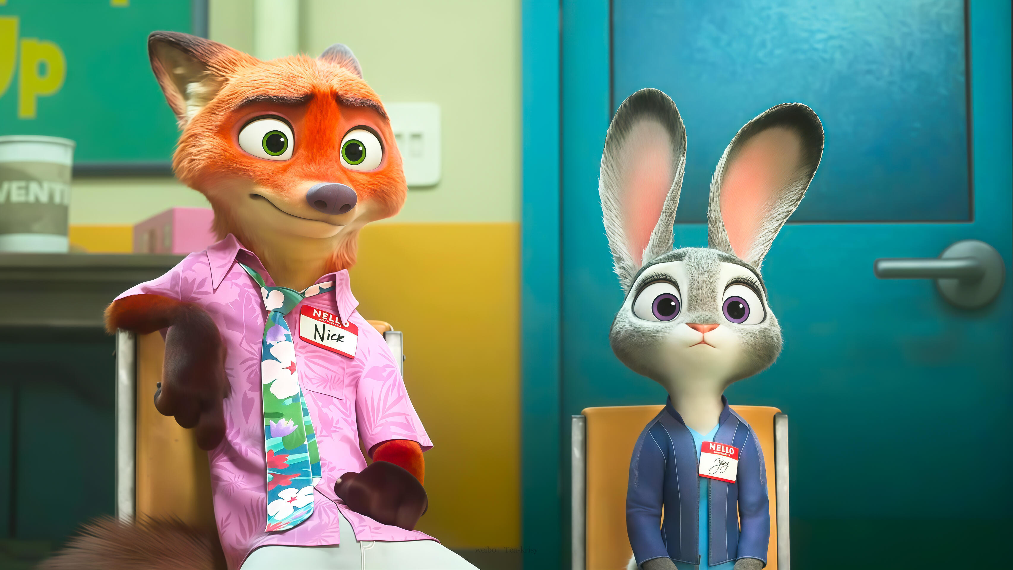 春日企画壁纸 疯狂动物城壁纸“如果没有人勇敢地去做正确的事 世界永 远不会变得更