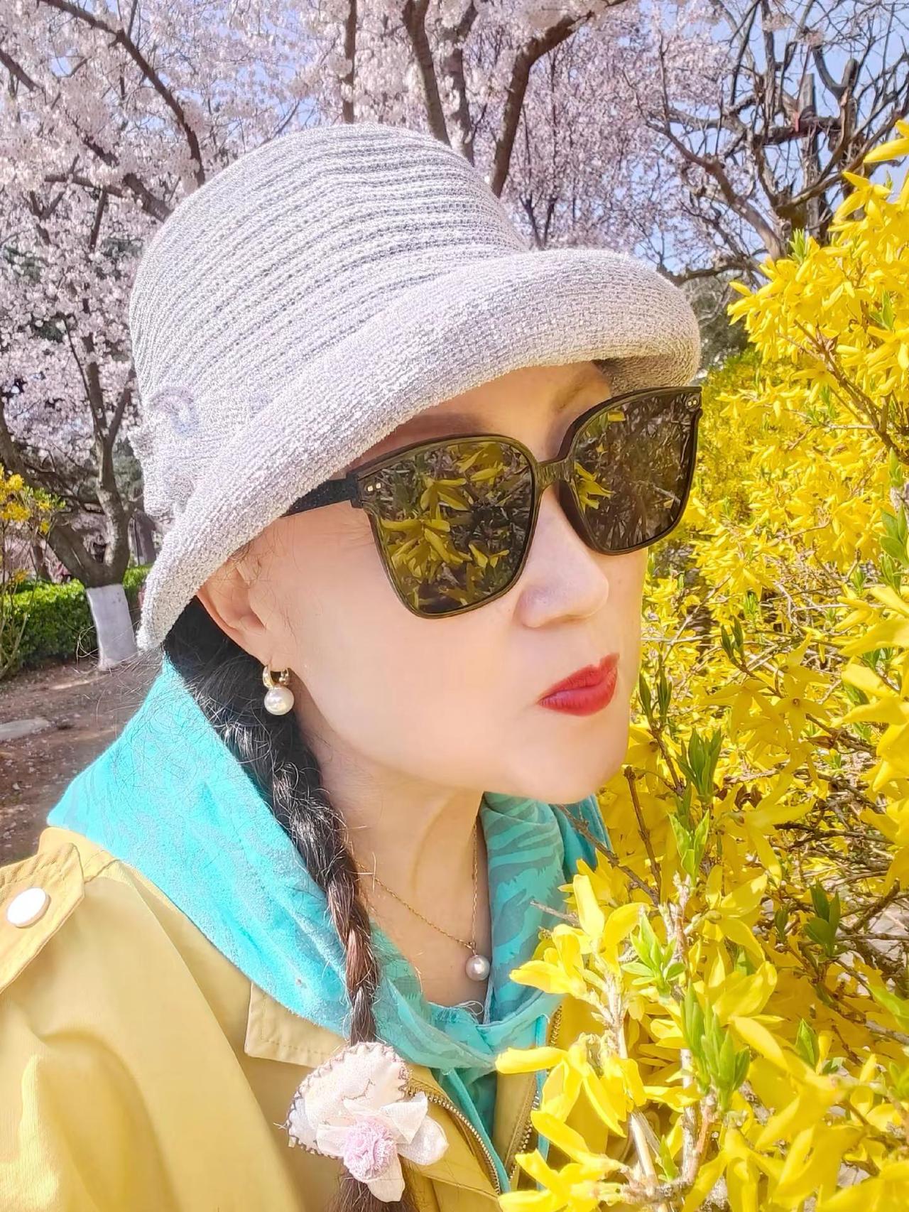 晒晒我的赏花穿搭