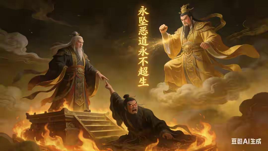 封神台怒斥纣王亡魂：昊天玉帝震怒断喝「永坠恶道永不超生」
 

 
封神台上祥云