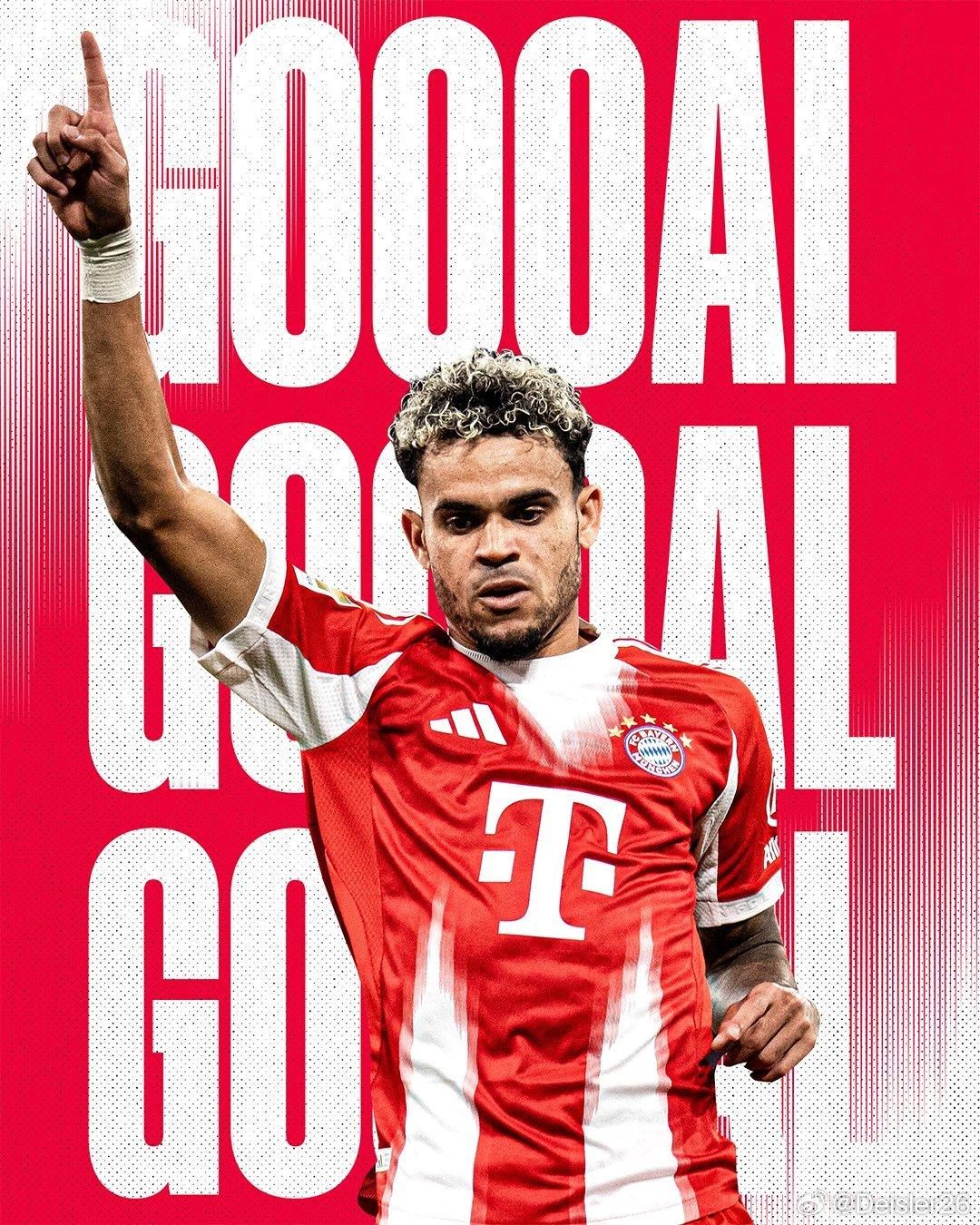 迪亞茲接奧利塞橫傳，門前近距離得分🔥🔥🔥🔥🔥🔥🔥🔥🔥61分鐘，