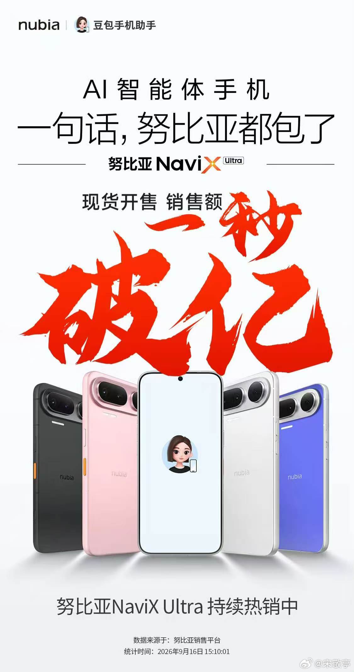 确实火了，努比亚NaviX Ultra首销销售额秒破亿，足以看出大家对它的期待。