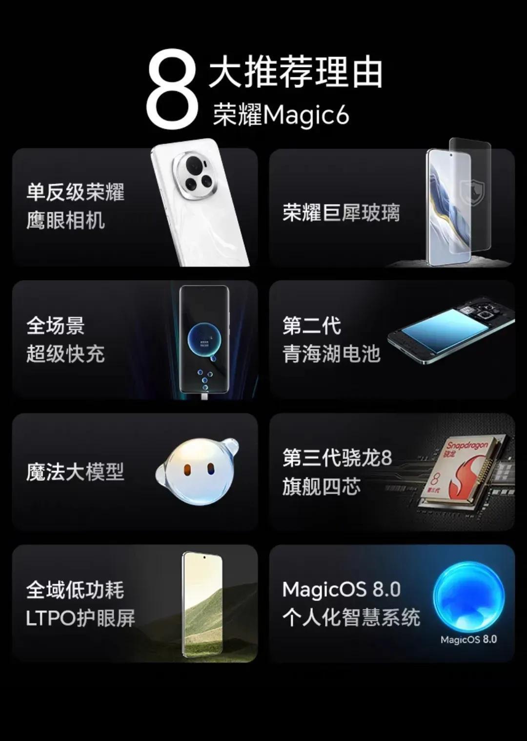 这是入手荣耀magic6系列的八个理由。
但如果要是我现在想换手机的话，入手它的