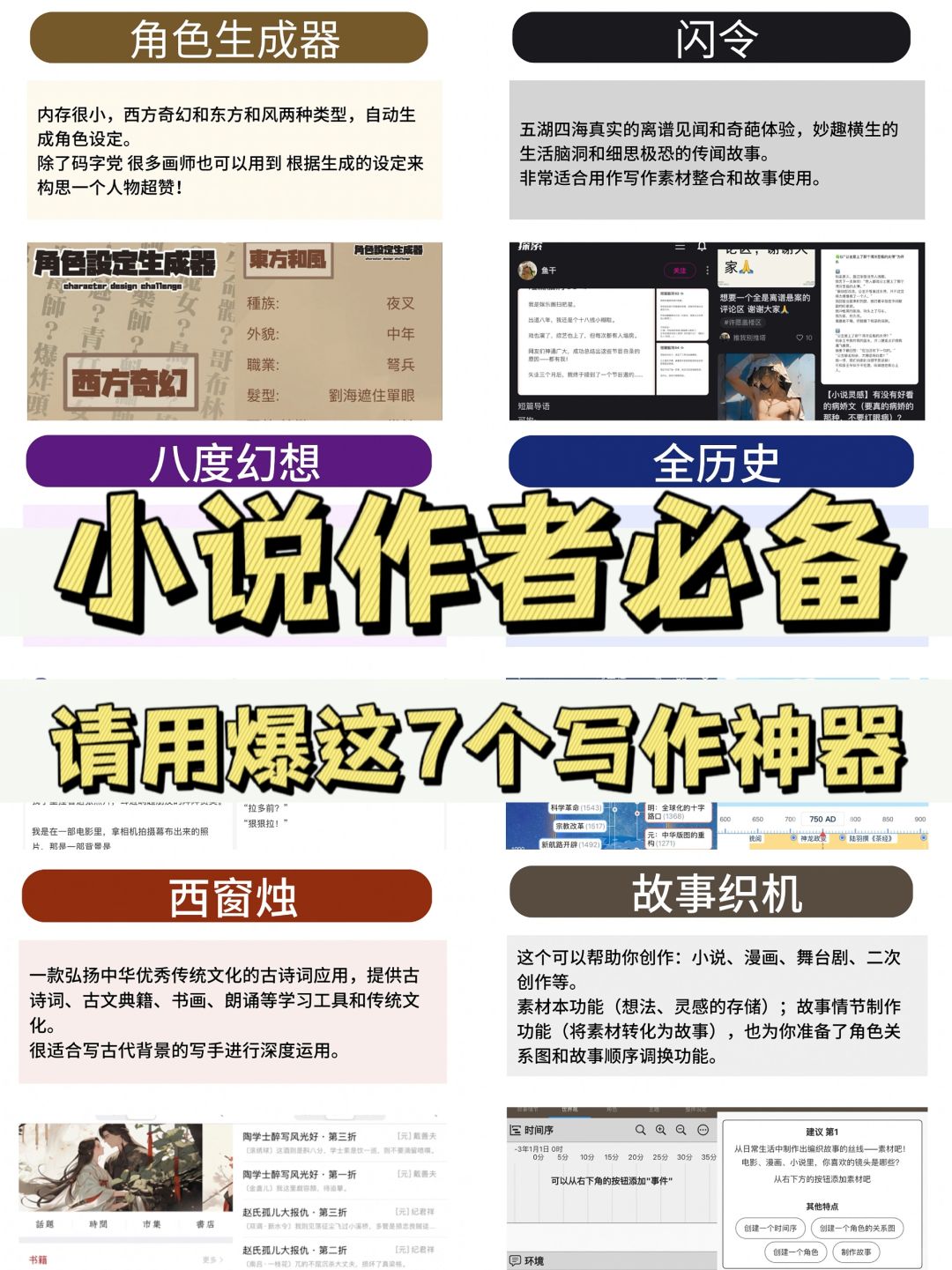 小说作者必备写作神器✅效率直接翻倍