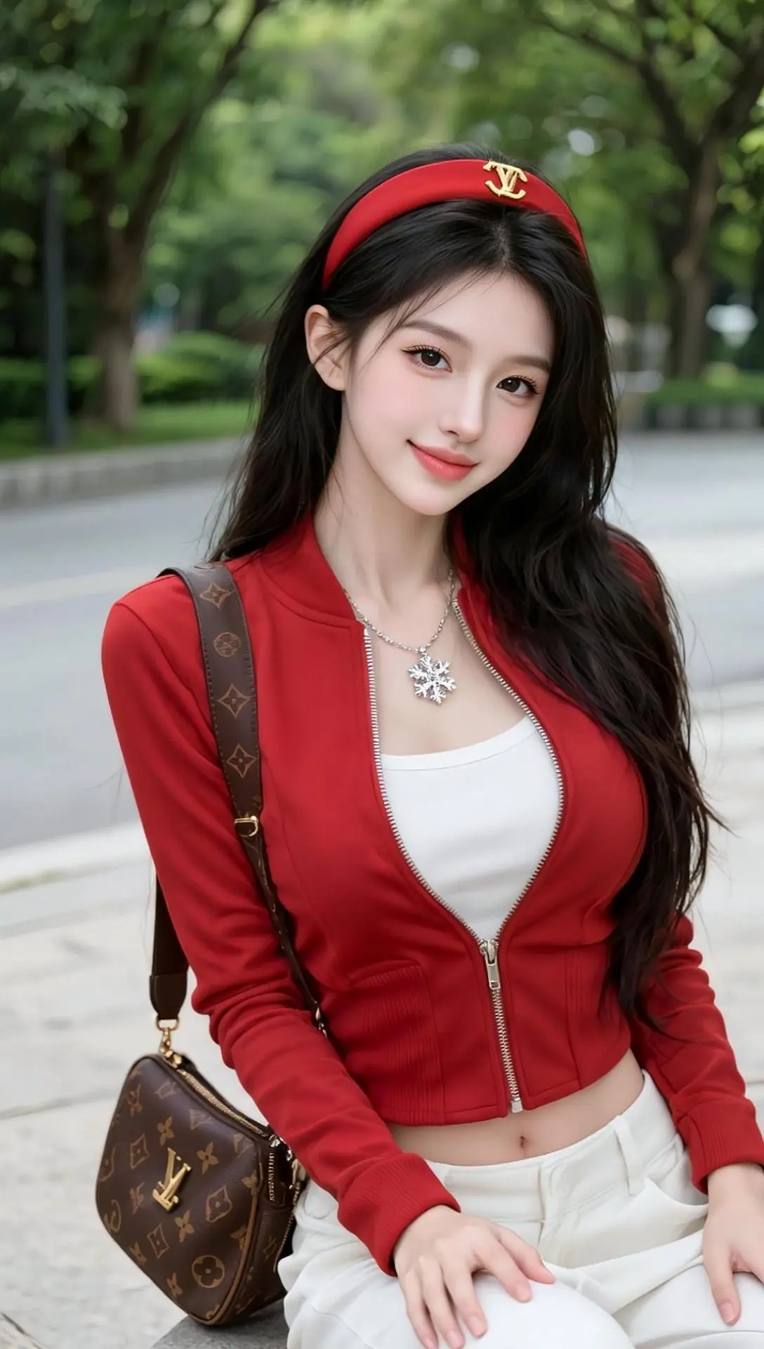 随变ai随便玩 AI红装户外照 ai创作 玩法合伙人计划 我在拍特效