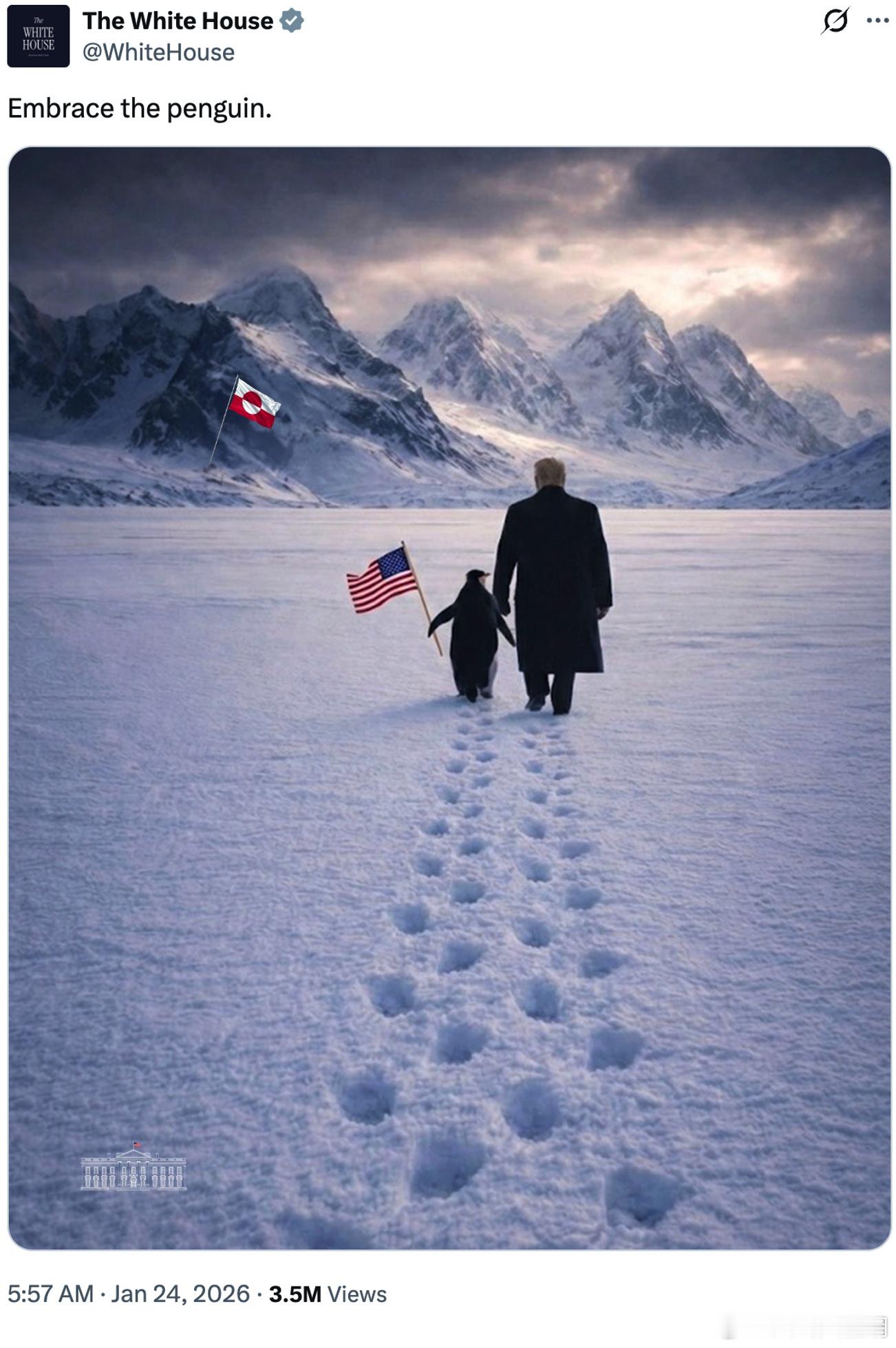 特朗普又发文了，一天到晚他活着X上了。 