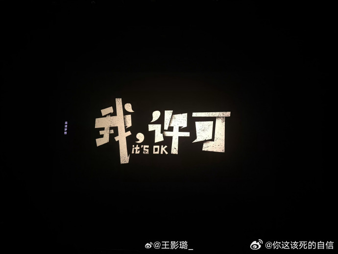 王影璐去看我许可了 王影璐去看了文淇秦海璐的《我，许可》，并说自己要向许可学习，