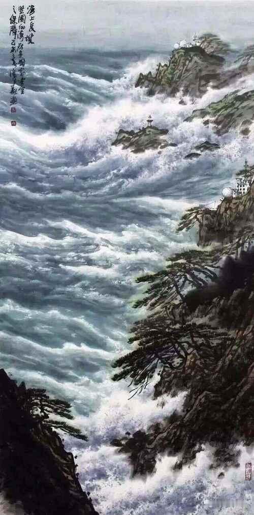 上联：绿野千里草如茵，诚邀下联碧波万顷浪似烟