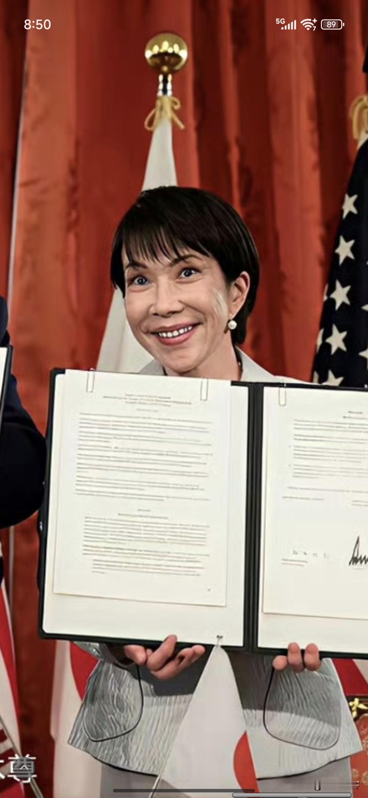 高市早苗接待美国总统特朗普，极尽逢迎跪舔之能事，连日本人都觉得自己的首相拿着日本