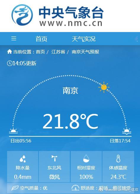 【气温夹心分布继续】今天华北到华南，继续出现气温夹心分布。河南湖北安徽江苏一带，