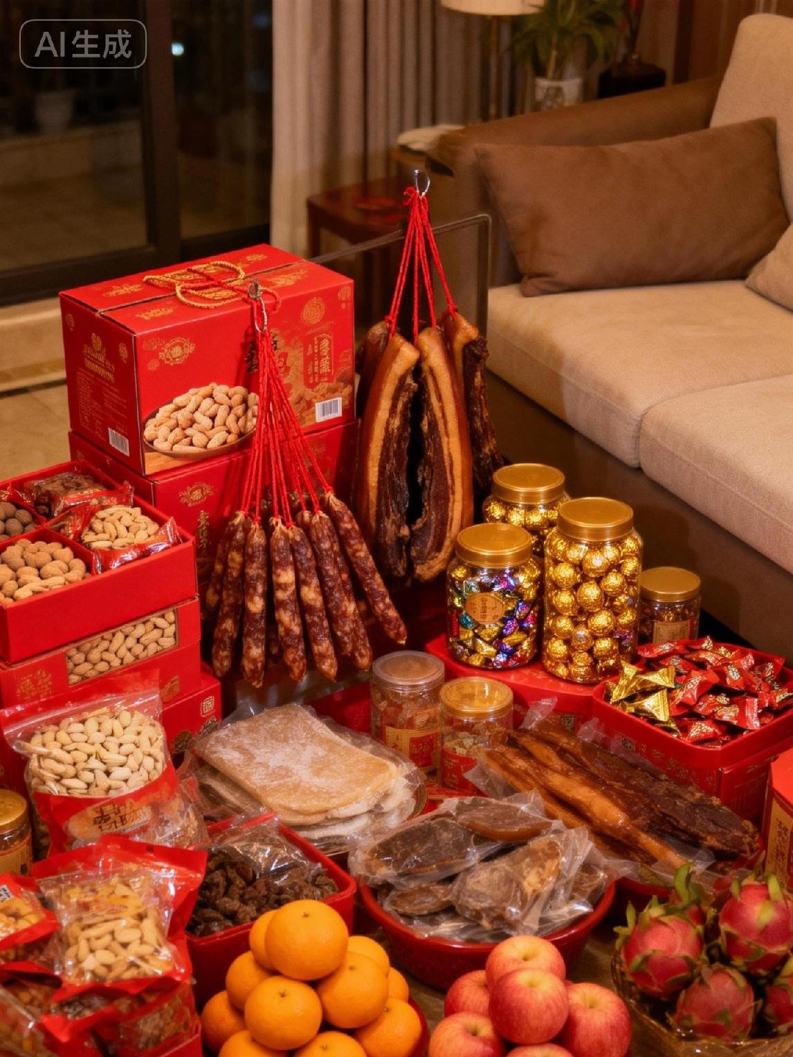 今晚失眠，
脑子里全是我的年货食物清单
[笑哭][笑哭][笑哭]