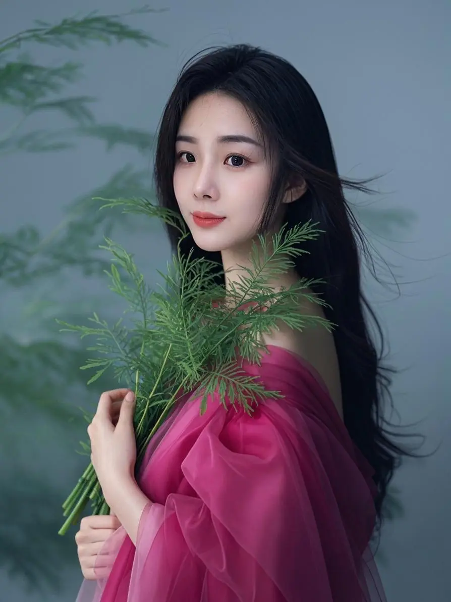 AI纱裙文竹梦