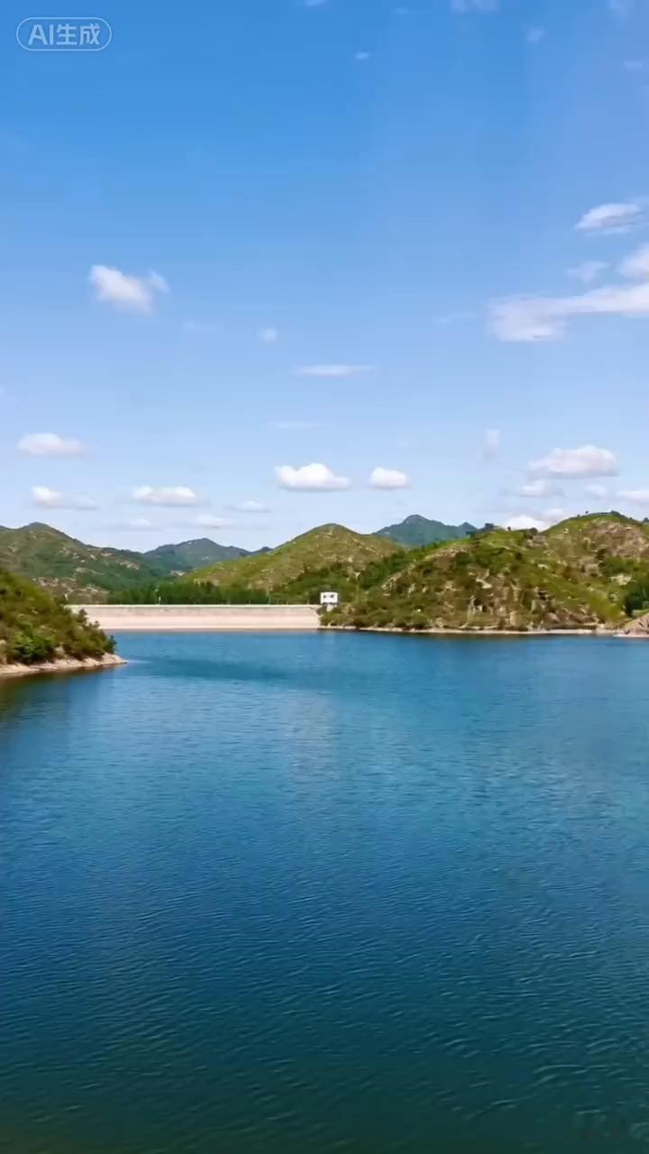 踏遍青山绿水，听松涛阵阵回响。任风掠过发梢，心随白云飘荡。漫步古道长亭，看斜阳染