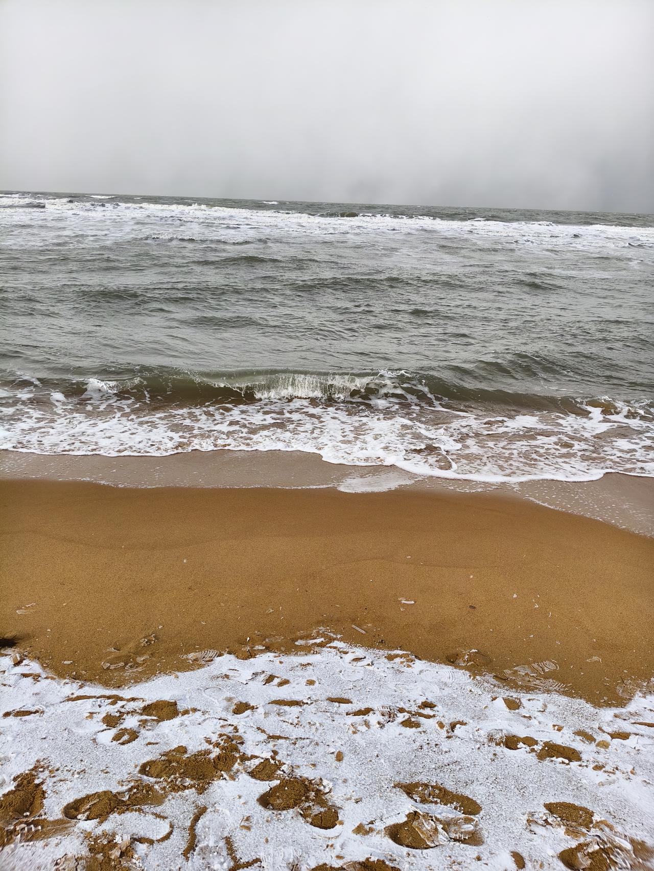 威海的大雪，其实不怎么冷，主要是风大。