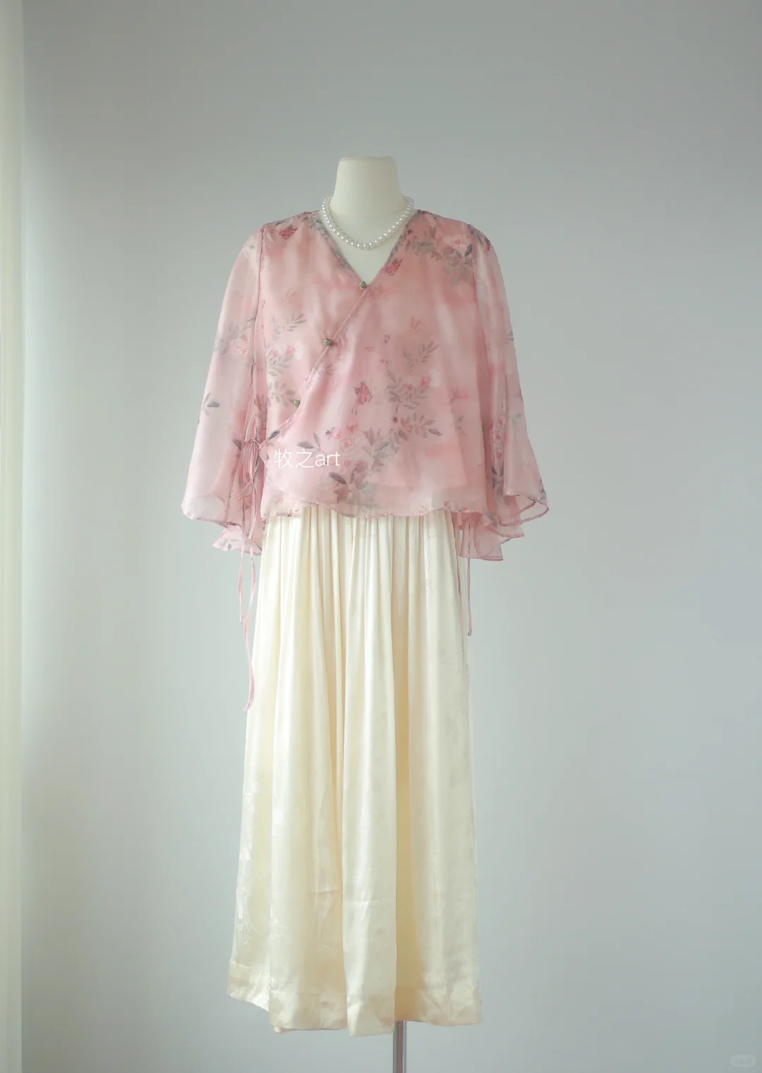 粉色蝶恋花｜中式上衣