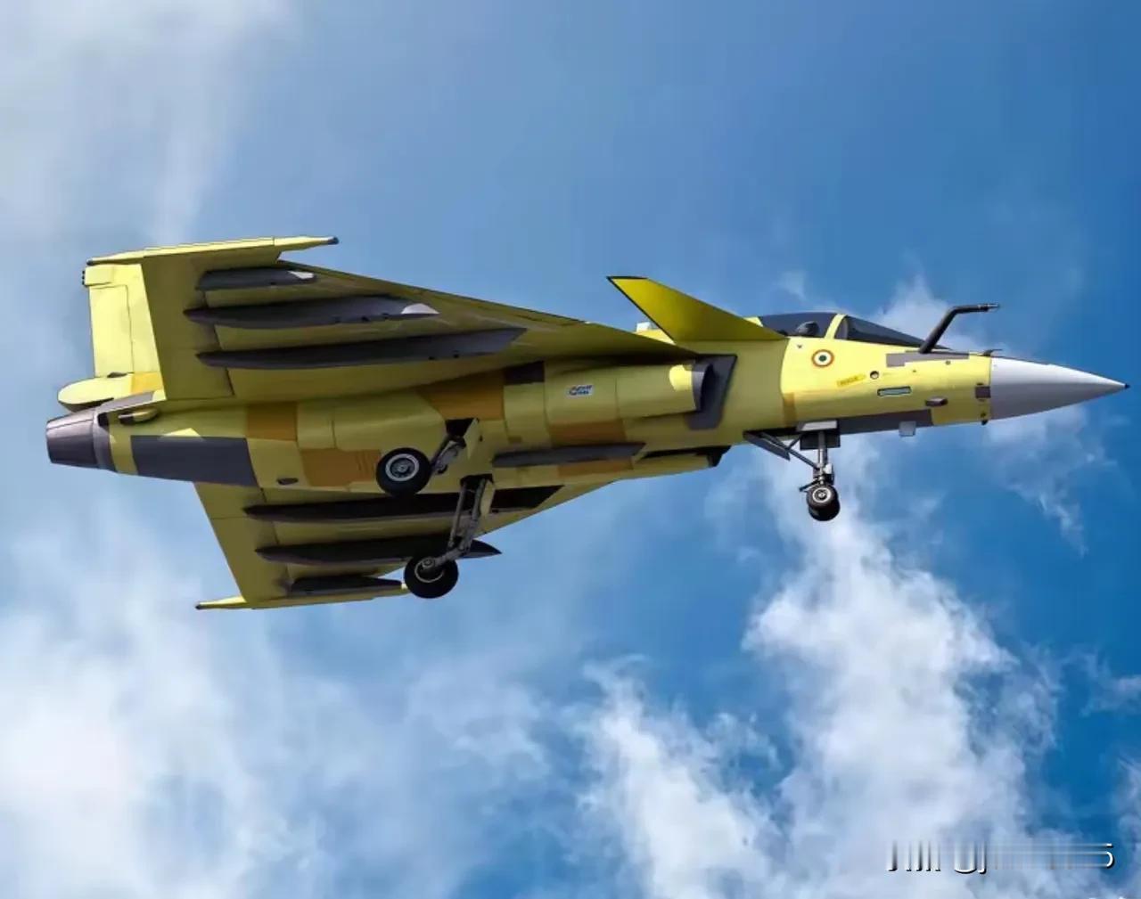 印度想雄起，要造可以单挑歼-10C的PPT版光辉MK2战斗机！
印度最近推出了光