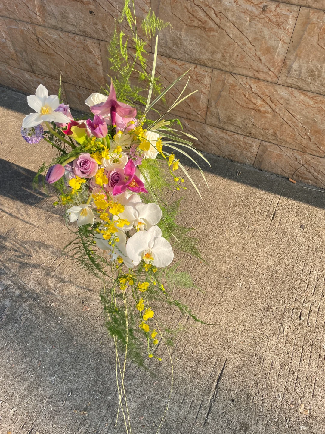 水滴手棒花&新郎胸花✨🍃