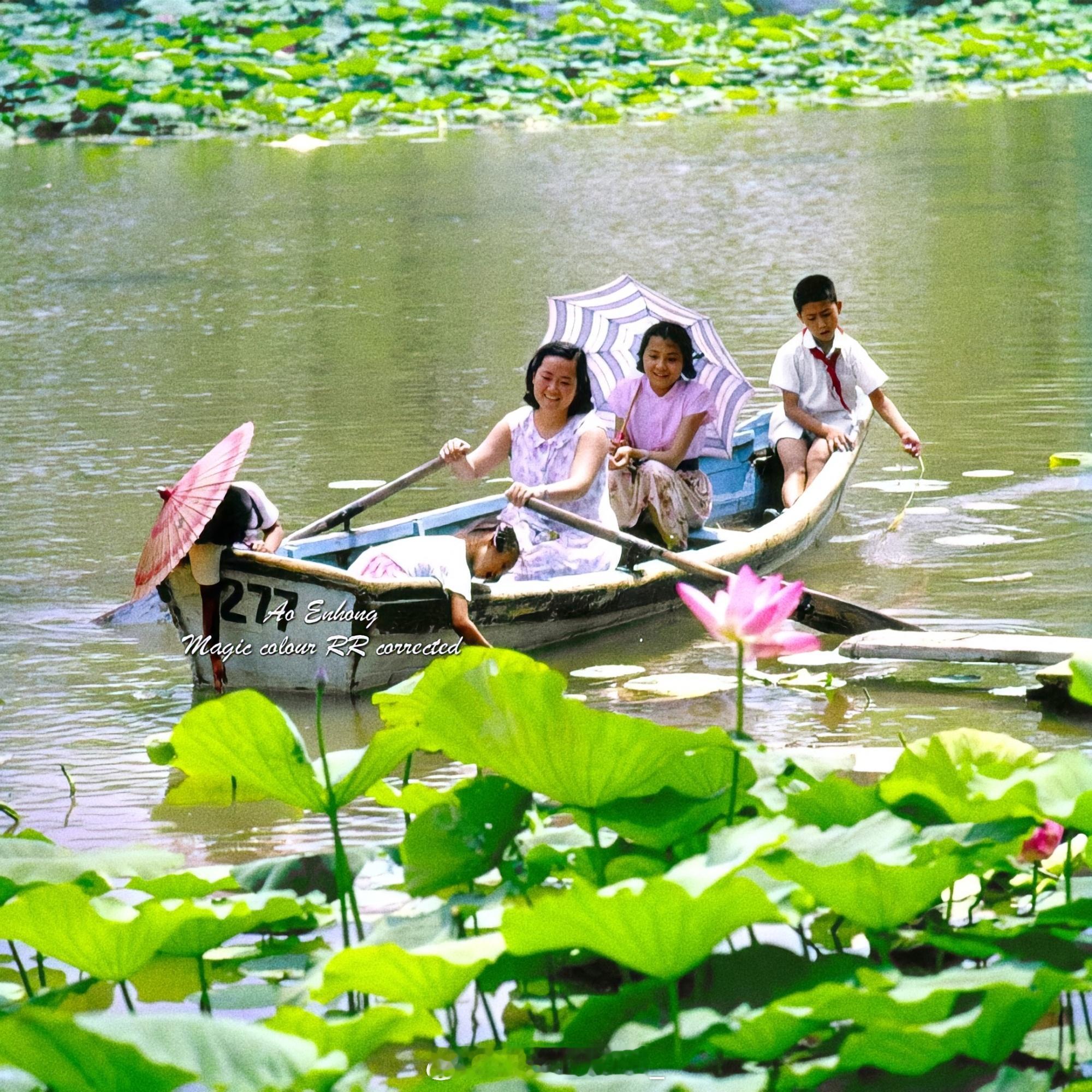 1963 北京夏日昆明湖早安#幻彩京味传奇# ​​​