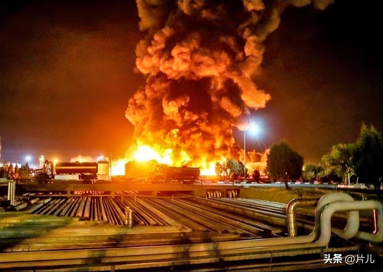 一片哗然！伊朗30余个大型储油设施遭到袭击，美国被指责得不到就毁掉。3月8日夜间