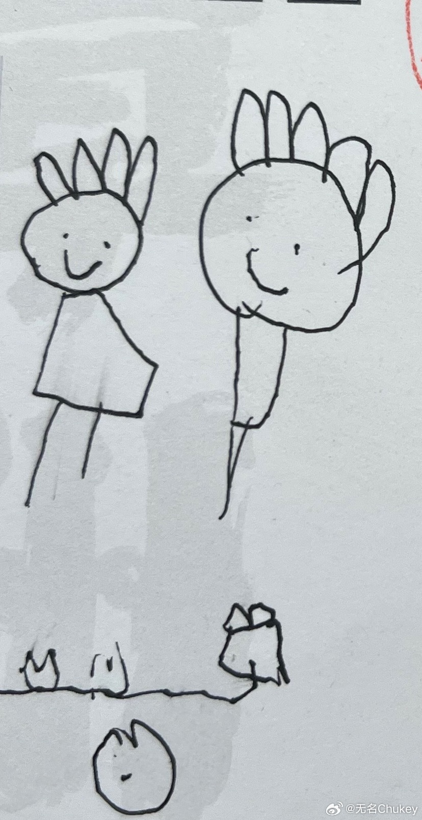 收到明信片，非常开心 小朋友你对她好，她的心真的会想着你