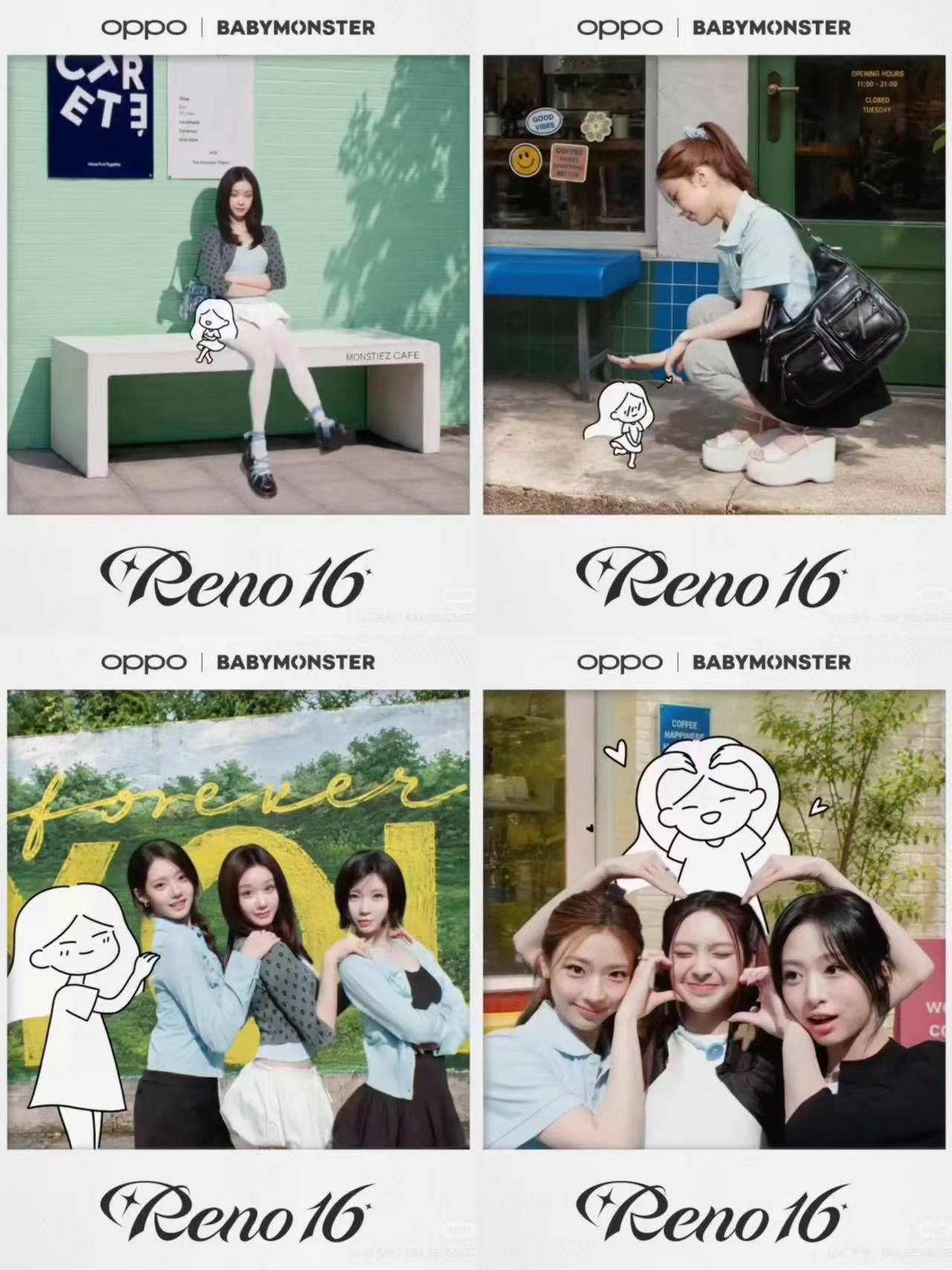 梦幻联动！宝怪也是用上Reno16的实况随心贴了
这几天刷到BABYMONSTE