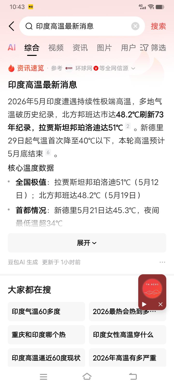 令人震惊的发现国外印度高温居然有达到近50度，国内35度就感觉中暑受不了了，印度