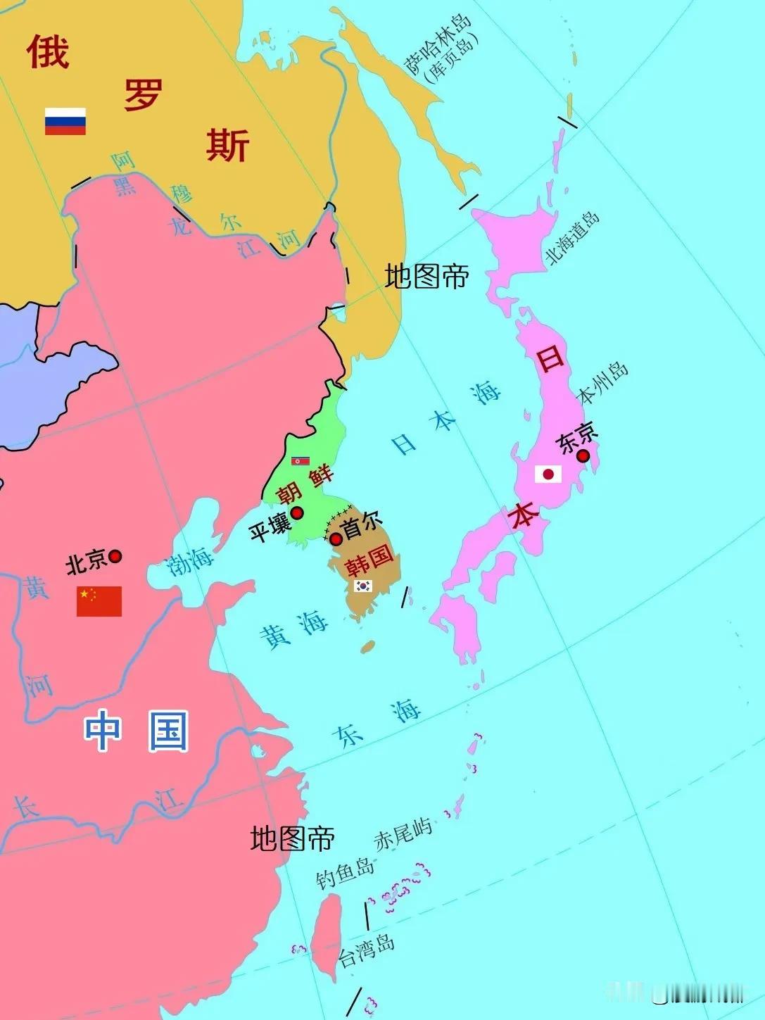 日本竟与三大邻国都有领土争端！
1.日俄之间的领土争端主要是北方四岛，本来200