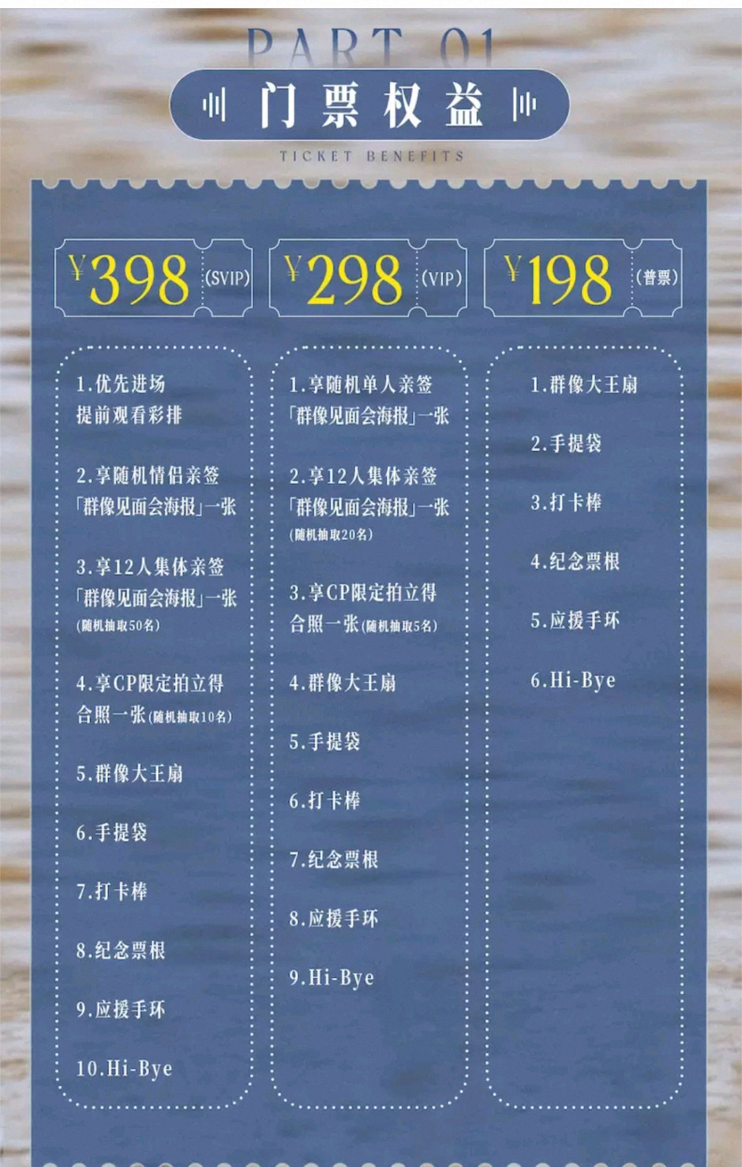 在犹豫这个。我有必要花1500的路费去看这个16个人的见面会吗……我就只磕那两个