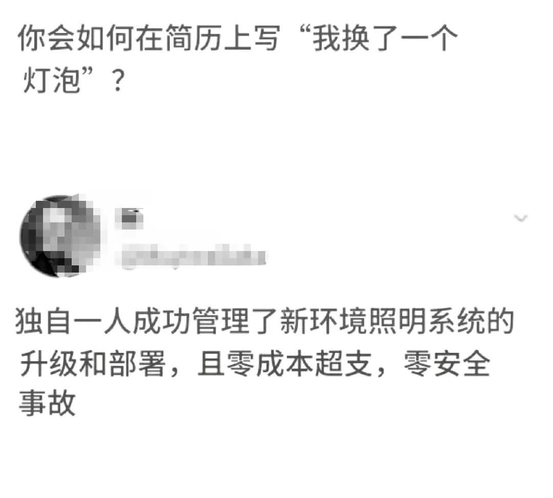 网友：这样的简历怕是深得某手机厂创始人发布会的真传吧。