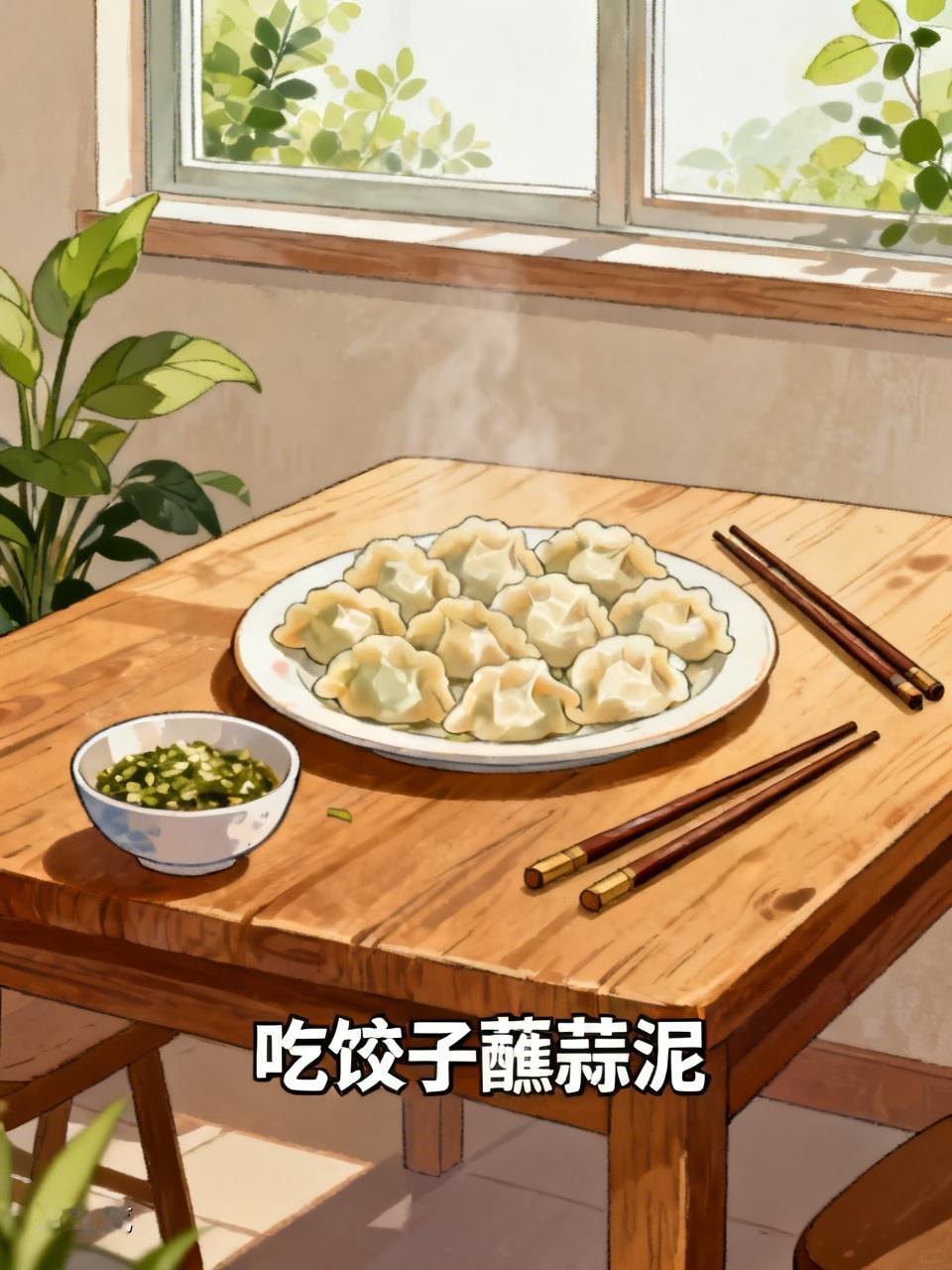 徐志胜说吃饺子，全家人一碗蒜泥一起蘸，我觉得是胡说八道，问问山东人，问问东北人，